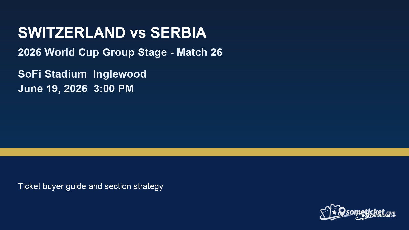 USA vs Paraguay World Cup match tickets image for SoFi Stadium